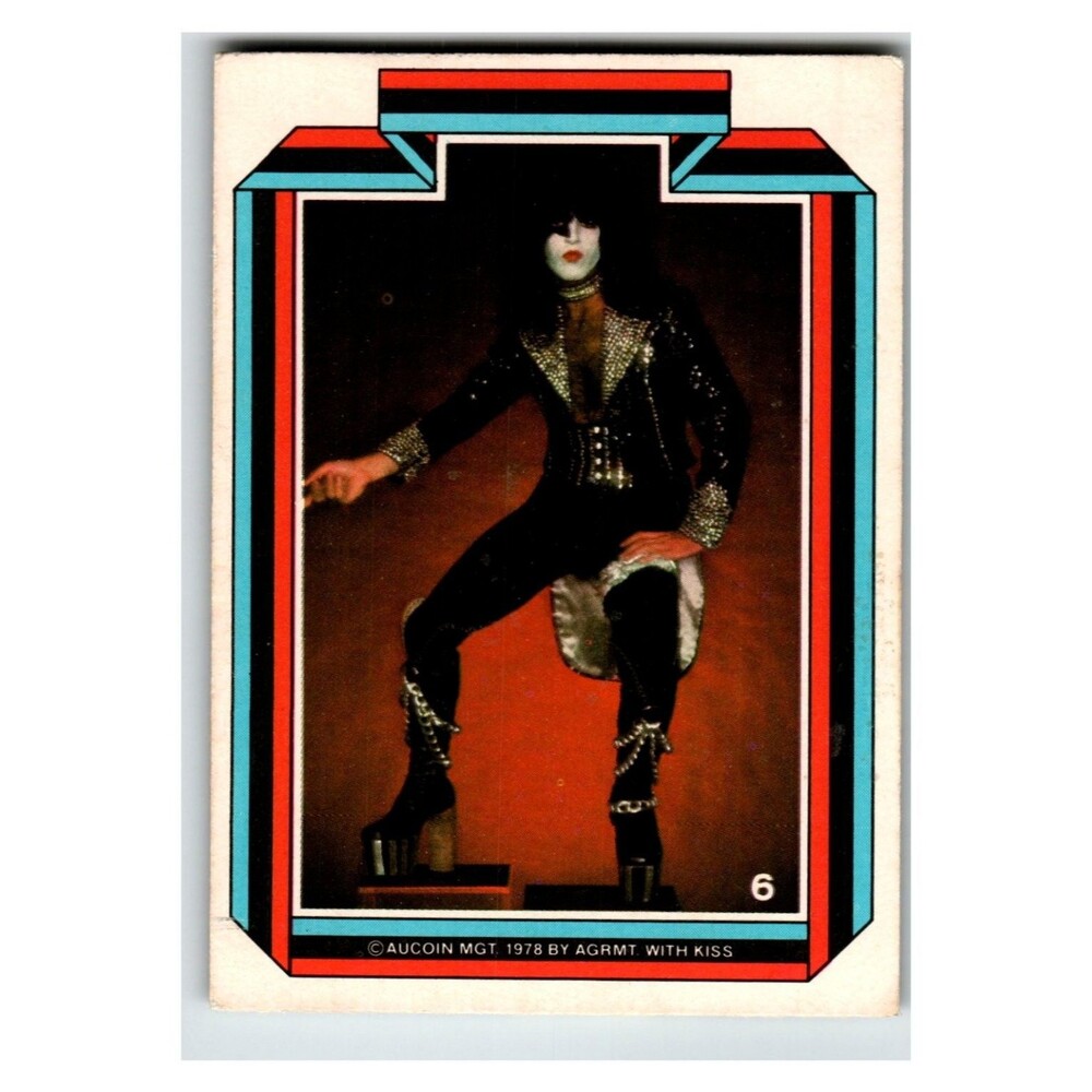 KISS Paul Stanley 1978 Donruss Card #6 The Starchild